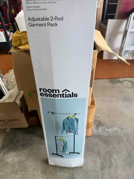 Photo of free Adjustable 2 rod clothing rack (Near Mission and Mesa Dr) #2