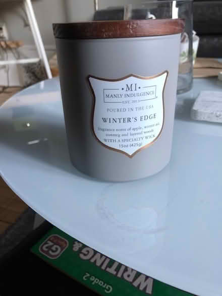 Photo of free 'Manly' scented candle (Golden Triangle) #1