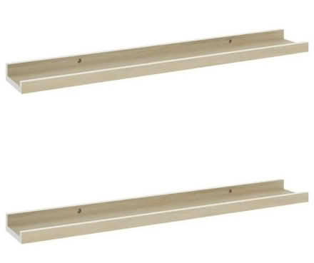 Photo of free Shelves White & Sonoma Oak 60x9x3cm (B42) #2