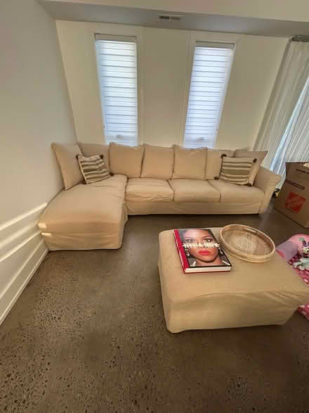 Photo of free 4 seater Couch (Dufferin and Roger’s) #1