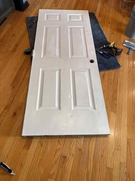 Photo of free 33”x80 steel door (Dearbought Frederick) #1