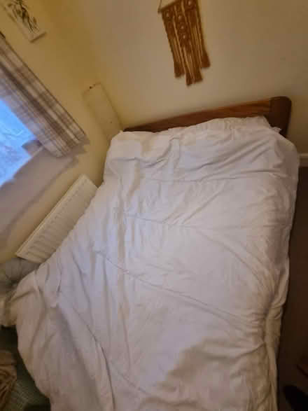 Photo of free Wooden base double bed (Lindley) #2