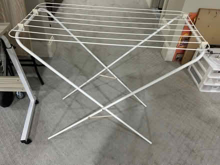 Photo of free Grocery trolley and cloth stand (Newton) #2