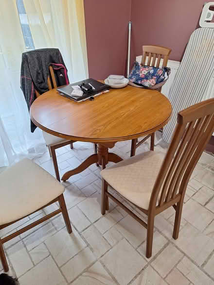 Photo of free Extendible dining table & chairs (Trecynon, Aberdare) #1