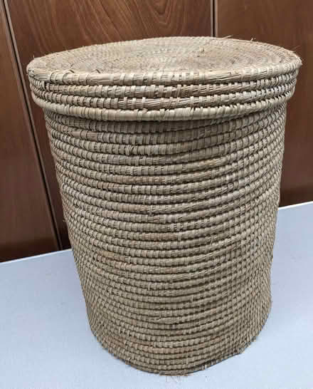 Photo of free Pair of straw/rush baskets (Milnthorpe LA7) #1