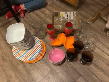 Photo of free Glasses, plates, bowls etc Party (S35 Chapeltown) #1