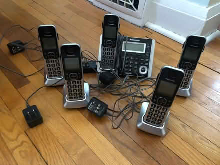 Photo of free Landline phone set with 5 handsets (Westboro) #1