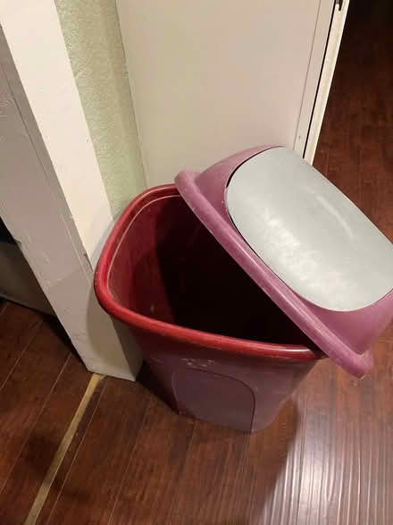 Photo of free Swingtop trash can (Riverside (Wood Streets) 92506) #2