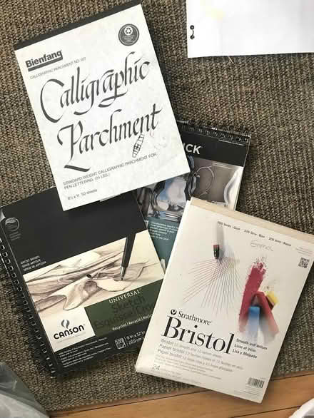 Photo of free sketch, calligraphic, bristol pads (rogers park) #1