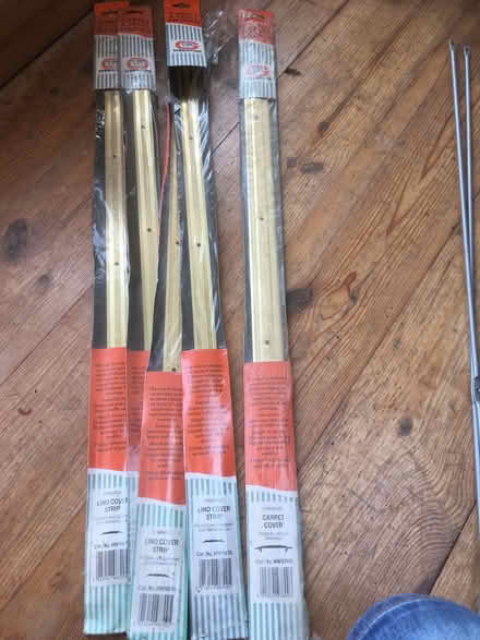 Photo of free Lino cover strips (4) (Shoscombe Vale) #1