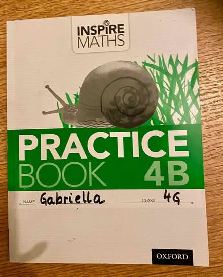 Photo of free Math practice book year 4+ (W3) #1