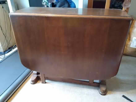 Photo of free Drop leaf table (missing veneer) (West Ewell (KT19)) #2