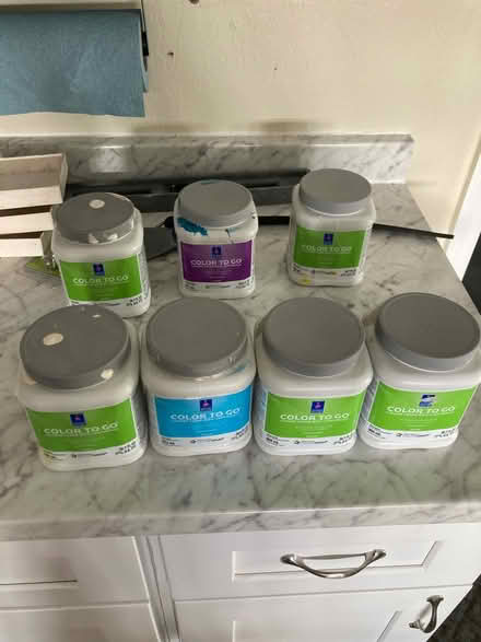 Photo of free Various paint samples (SE Cape Coral, of of Del Prado) #1