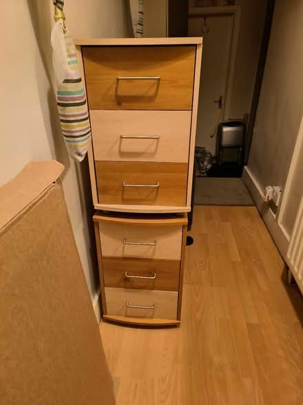 Photo of free 2 Bedside Drawer Chest of Drawers (W6) #1