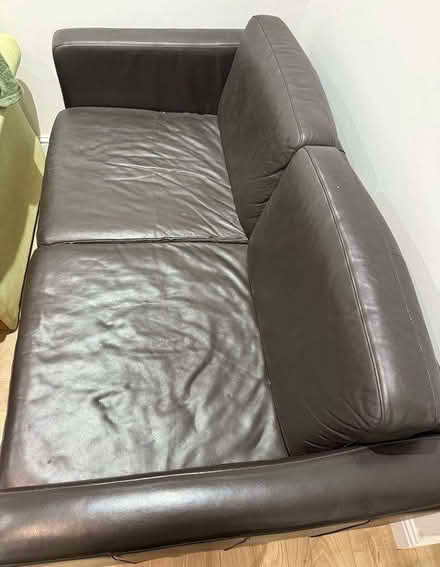 Photo of free Leather sofa (Daisy Hill BD9) #1