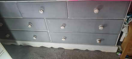 Photo of free Solid wooden long chest of draws (Chirton SN10) #1