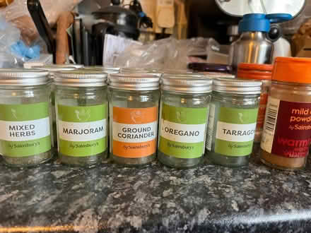 Photo of free Empty Sainsbury’s herb jars (Wormingford CO6) #1