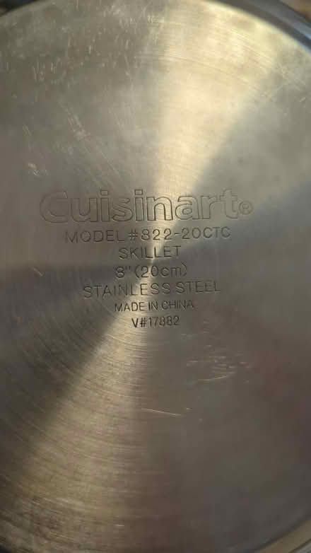 Photo of free 8" and 10" Cuisinart steel skillets (Humber Bay, Etobicoke) #2