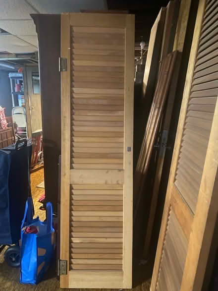 Photo of free Reclaimed Real wood slatted doors (Newfoundland, NJ) #3