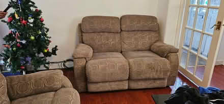 Photo of free 1 by 2 seater Recliner sofar (Whins of Milton FK7) #1