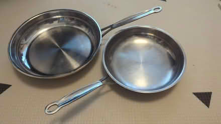 Photo of free 8" and 10" Cuisinart steel skillets (Humber Bay, Etobicoke) #1