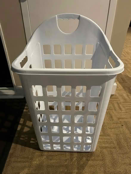 Photo of free Laundry basket with two wheels (Valencia Avenue, Sunnyvale) #1