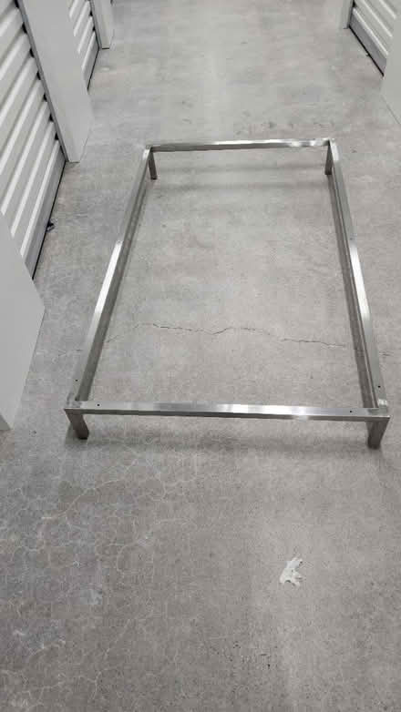 Photo of free Stainless steel coffee table frame (Birchmount and Danforth) #1