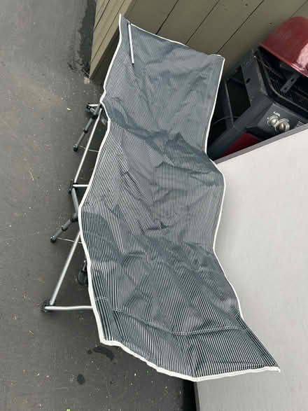 Photo of free Folding lounge chair (Valencia Avenue, Sunnyvale) #1