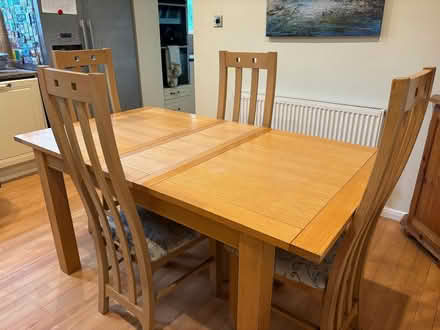 Photo of free 4 seater dining table (Betley CW3) #1