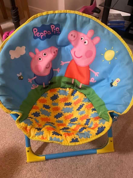 Photo of free Peppa pig chair (Cr7 Thornton Heath) #1