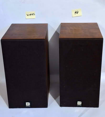 Photo of free Stereo speakers -- ONLY ONE WORKING (Davis/Teele Square area) #1