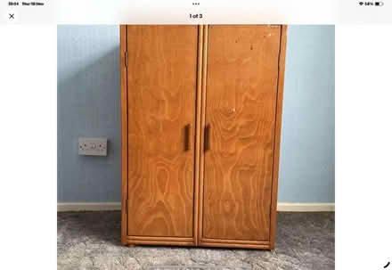 Photo of free Vintage 1940 utility wardrobe / cabinet (Hadleigh SS7) #1