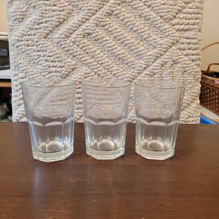 Photo of free Clear 12oz. beverage glasses (Brooklyn, Kings Plaza Vicinity) #2