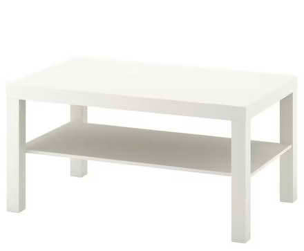 Photo of free IKEA white medium coffee table (SW18) #1