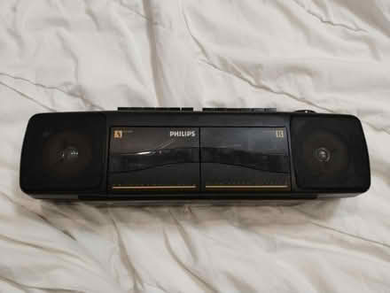 Photo of free Philips dual deck cassette player (Hunters Hill, NSW) #1