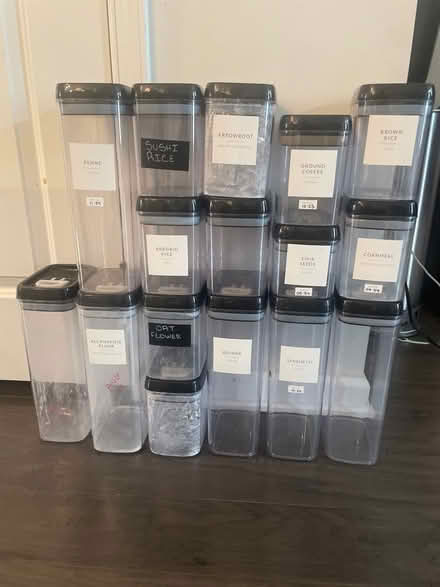 Photo of free Pantry Containers (Southeast DC (near JBAB)) #1