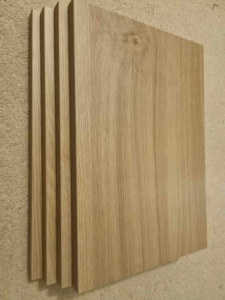 Photo of free Oak effect shelves (Henwick RG18) #1