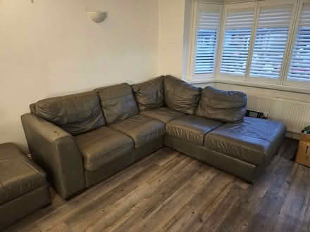 Photo of free Corner sofa, chair and ottoman storage (Lye Valley OX4) #1