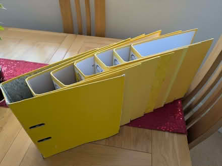 Photo of free Seven A4 Lever Arch Folders (Buckhurst Hill IG9) #1