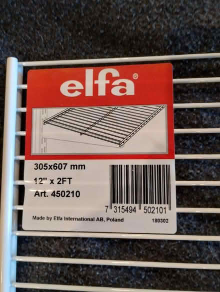 Photo of free White Elfa Shelf (Hunters Hill, NSW) #2