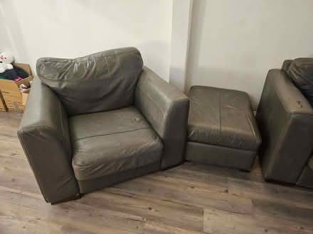 Photo of free Corner sofa, chair and ottoman storage (Lye Valley OX4) #3