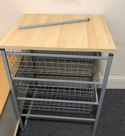 Photo of free IKEA wire baskets and top (Mortlake Station) #1