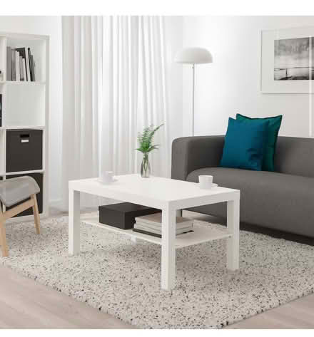 Photo of free IKEA white medium coffee table (SW18) #3