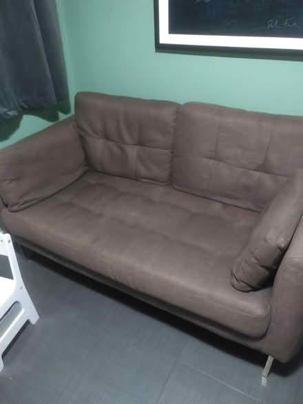 Photo of free Small grey 2 seater sofa (billericay CM12) #3