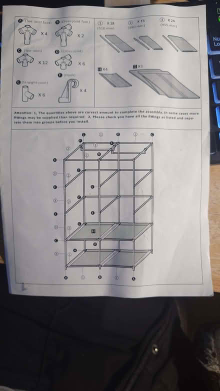 Photo of free Folding Wardrobe (Canvas) (Priestwood RG42) #3