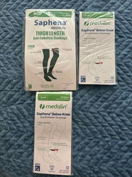 Photo of free Anti embolism stockings (N14 4TP oakwood) #1