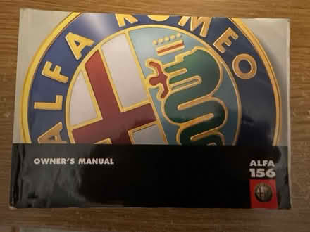 Photo of free Alfa 156 Owner’s Manual (Hadleigh SS7) #1