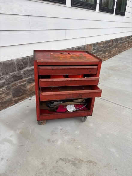 Photo of free Metal Tool Box (Off Brockton Rd in Jefferson) #1