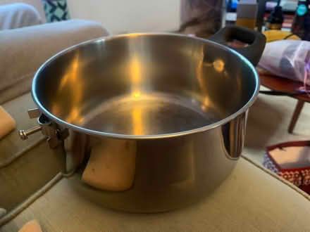 Photo of free Large saucepan needs handle (Kirkstall LS6) #1