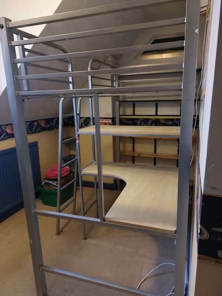 Photo of free Metal Loft Bed Frame (Begbroke OX5) #1